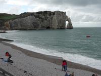 Ausflug in Le Havre - Etretat, Kreidefelsen