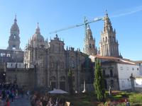 Santiago de Compostela - Kathedrale von hinten auf dem Marienplatz