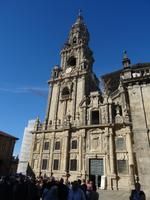 Santiago de Compostela - Kathedrale vom Totenplatz aus gesehen