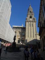 Santiago de Compostela - Silberschmiede-Platz mit Eingang zur Kathedrale