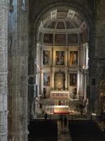 Lissabon, Hieronymuskloster - Blick in die Klosterkirche