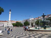 Lissabon , der Rossio - Platz