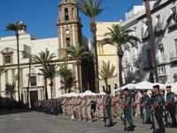 Cadiz -  Vereidigung vor der Kathedrale
