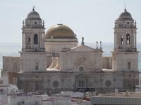 Cadiz - Blick auf die Altstadt mit Kathedrale