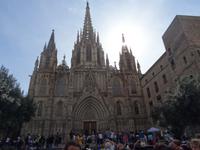 Barcelona - Spaziergang durchs gotische Viertel , Kathedrale