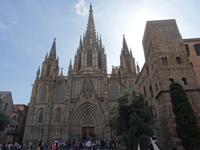 Barcelona - Spaziergang durchs gotische Viertel , Kathedrale