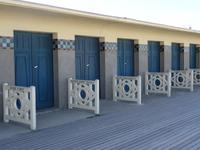 Deauville, Spaziergang am Strand