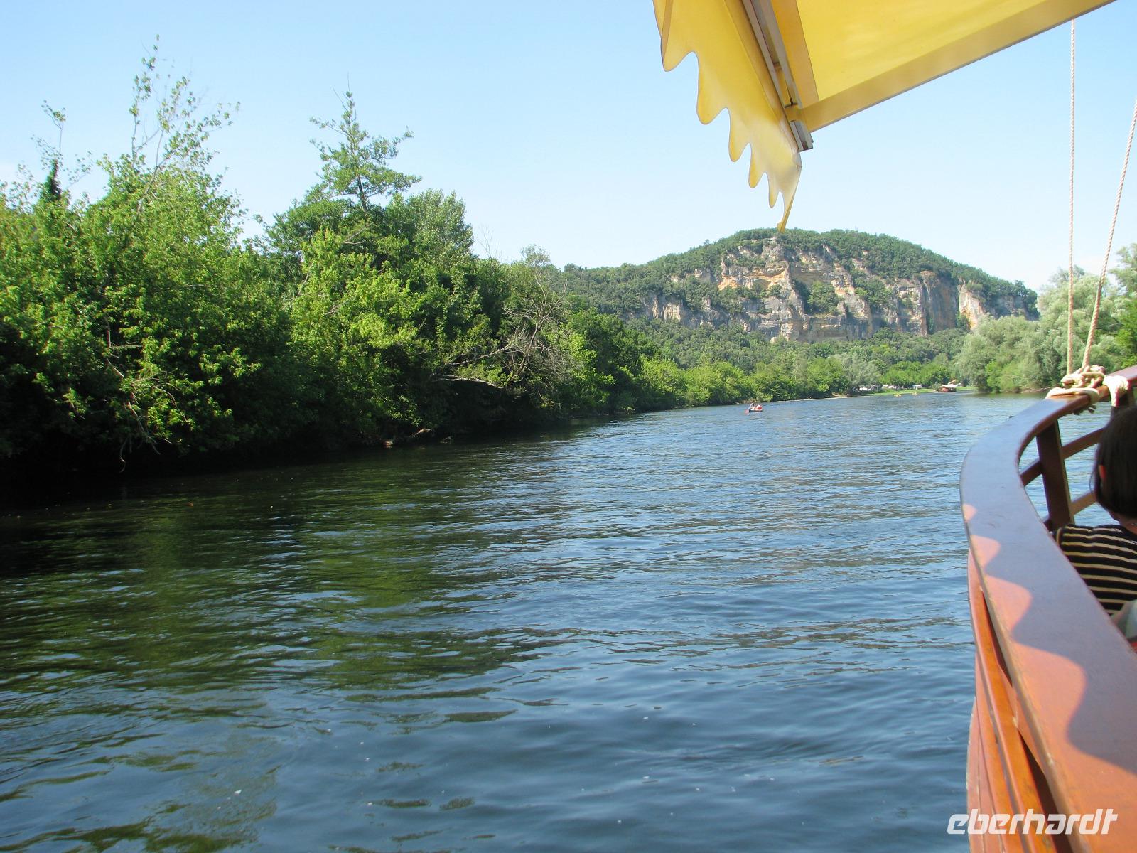 Fahrt auf der Dordogne