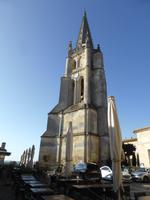 3. Tag St. Emilion - Glockenturm über Felsenkirche