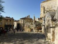 3. Tag St. Emilion - Marktplatz mit Felsenkirche und Kapelle