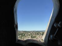7. Tag Le Puy en Velay - Blick aus der Statue zur Stadt