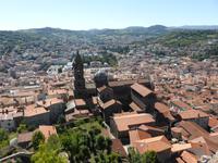 7. Tag Le Puy en Velay - Blick auf Kirche und Stadt