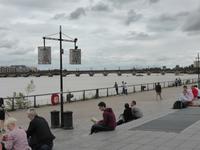 2. Tag Bordeaux Blick zur Garonne