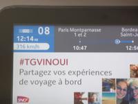 2. Tag TGV Anzeige