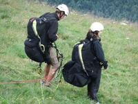 Puy de Dome. Gleitschirmfliegen