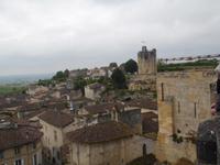 Blick auf den Donjon in St. Emilion