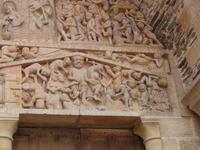 Conques. Typanon (Detail). Die Hölle