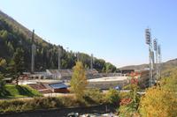Medeo - Blick auf das Eisstadion