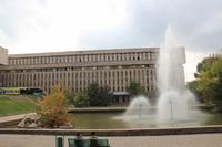 Almaty - Pusteblumen Springbrunnen