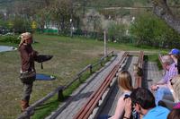 Kasachstan - Raubvogel-Show in der Falknerei Sunkar