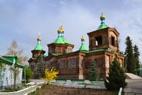 Kirgisistan - Orthodoxe Kirche aus Holz in Karakol