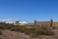 Kirgisistan - Bauruine am Issyk-Kul-See