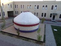 Hof des Hotels Khanaka in Türkestan