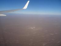 Flug über die Wüste