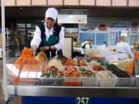 Salate-Stand auf dem 