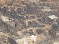 Felszeichnungen in Cholpon-Ata, am Issyk-Kul-See