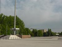 Ein Denkmal in Bischkek