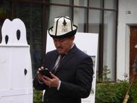 Kirgisische Kopfbedeckung des Mannes - Ak Kalpak