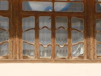 Holzfenster im Wohnhaus