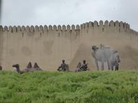 Areal des Freilichtmuseum mit dem Ahmed-Jassewi-Mausoleum, Turkestan