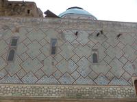 Gestaltungselemente der Wand des Mausoleums, Turkestan