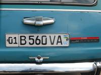 usbekisches Autokennzeichen