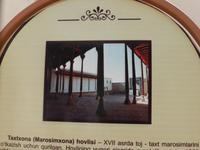 Informationstafel in der Ark-Zatadelle, Buchara