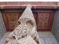 Holz-Säule, Tosh-Hovli (Khan) Palast, Chiwa