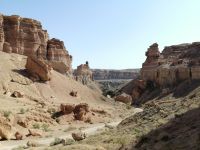 im „Tal der Schlösser“ - im Charyn-Canyon