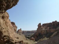 im „Tal der Schlösser“ - im Charyn-Canyon