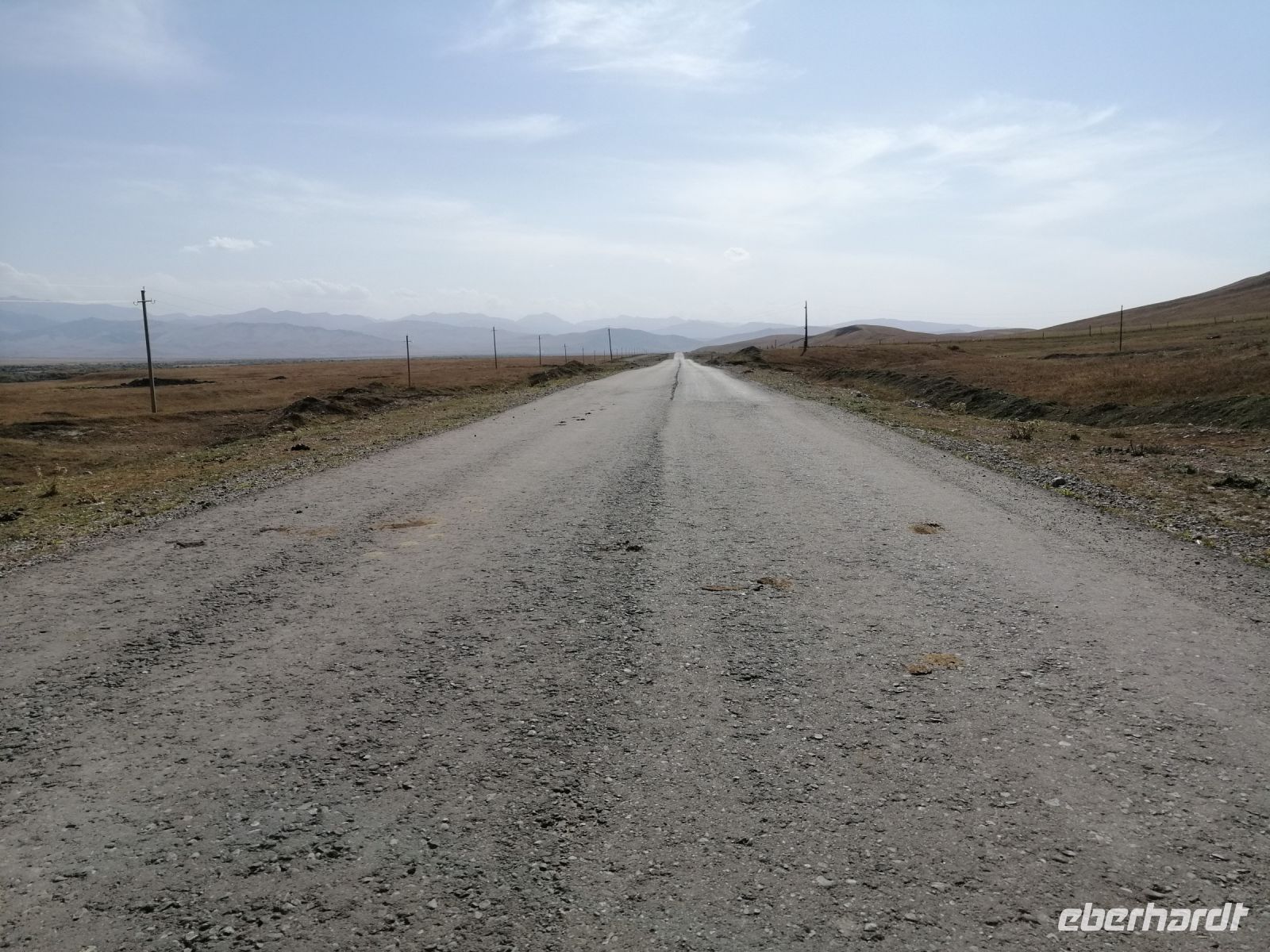 die Steinpiste in Kasachstan
