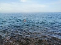 Anbaden am Issyk-Kul See