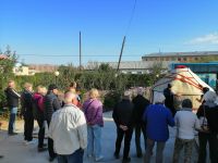 Vorführung einer Jurten-Aufstellung