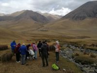 unser Picknick auf dem Weg zum Kalmak-Aschuu-Pass