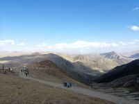 Ankunft am Teskeytorpo-Pass (Pass der 33 Papageien), 3.233 m