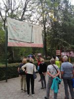 Stadtrundgang durch Bischkeck, im Park