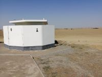 WC-Häuschen in Kasachstan