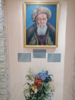 Zhambyl Zhabaev, kasachischer Dichter und Volkssänger (1846 - 1945)