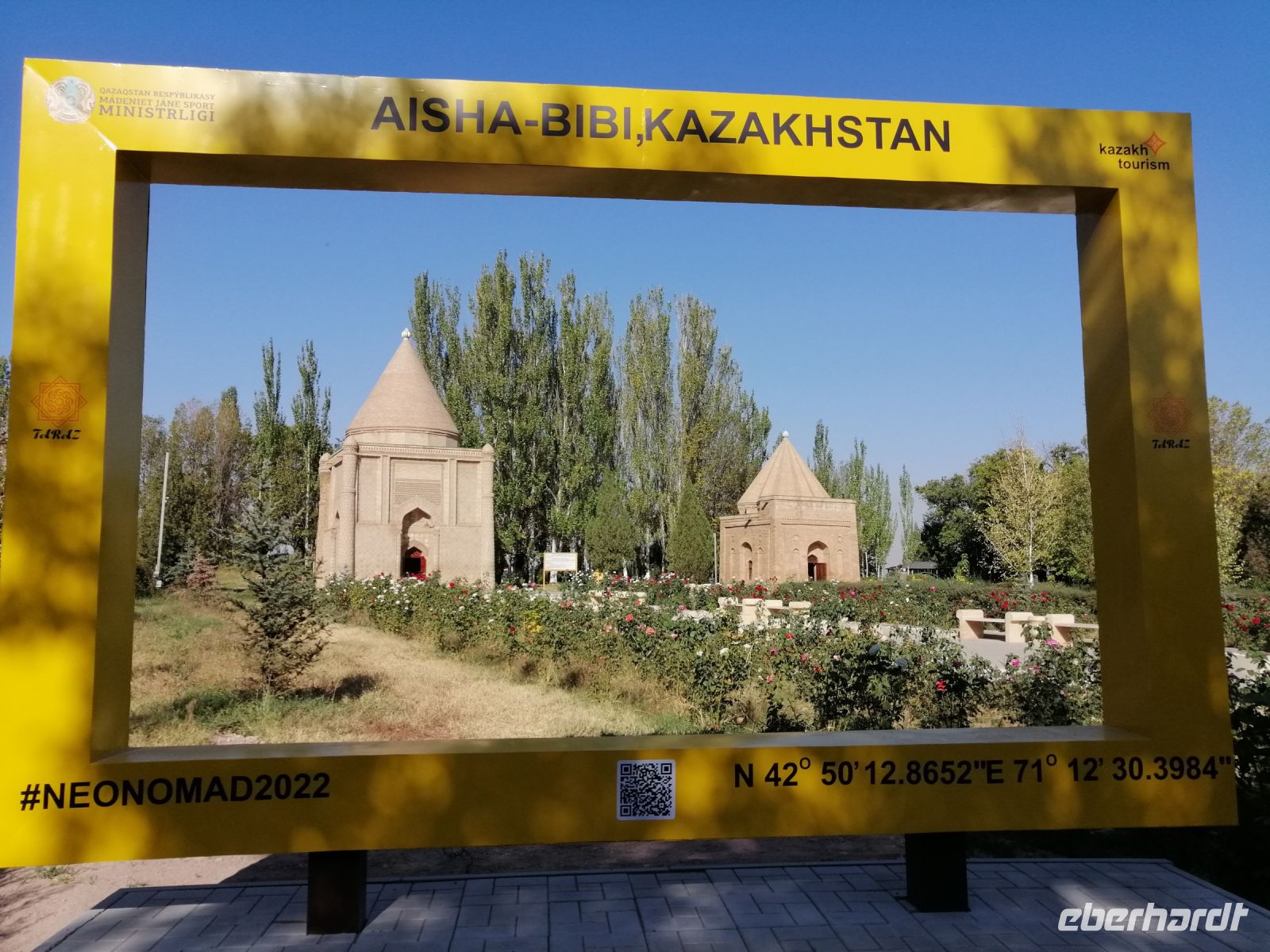 Besichtigung von Mausoleen Aischa-Bibi und Babadschi-Hatun, bei Taraz