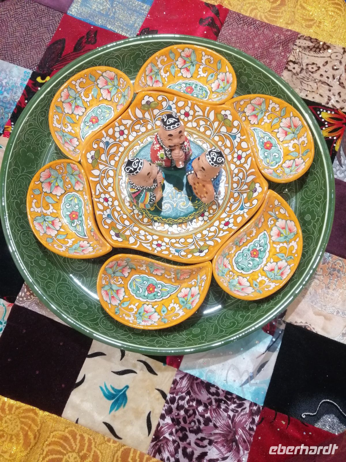 Dekoration in unserem Hotel in Samarkand